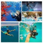 Underwater Snorkeling Diving Phone Case for iPhone 16/15/14/13/12/11Pro Max/XR/XS/X Samsung Galaxy S24/S23/S22/S21, Professional Scuba Dive Waterproof Case Underwater Photo & Video Housing (Teal-Blue)