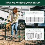 FXW Instant Dog Playpen, Portable Pet Fence for Outdoor, RV Trips, and Camping, 32inch, 16 Panels for Small and Medium Dogs│Patented