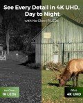 REOLINK 4K Cellular Trail Camera, 3G/4G LTE, 360° Full View, 4K Live Streaming & Playback on Phone, Animal Recognition, No-Glow IR, Smart Motion Activated, Solar Powered Game Camera, Go Ranger PT