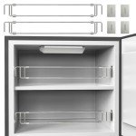 Rv Adjustable refrigerator tension rods bars 12.5-22.3" | Essential Rv Camper fridge Accessories & Cabinet Tension Rods bars, Camper & Travel Trailer Accessories | Stainless Steel (2 Pack)