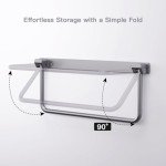 Safoner Foldable RV Shoe Rack- Aluminum Camper Shoe Organizer, Wall-Mounted Shelf, Efficient Holder and Storage Rack for Various Shoes, Essential Travel Trailer Organization Accessories- 2 Packs