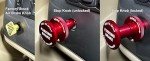 Stop Knob Parking Brake Safety Lock, Replaces Yellow Air Brake Knob for Class A Motorhomes & Vehicles, Prevents Accidental Brake Release, Safety Device for Children & Pets