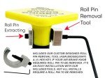 Stop Knob Parking Brake Safety Lock, Replaces Yellow Air Brake Knob for Class A Motorhomes & Vehicles, Prevents Accidental Brake Release, Safety Device for Children & Pets
