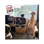 Stop Knob Parking Brake Safety Lock, Replaces Yellow Air Brake Knob for Class A Motorhomes & Vehicles, Prevents Accidental Brake Release, Safety Device for Children & Pets