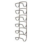 mDesign Metal Towel Shelves – Towel Rack for The Bathroom with 6 Compartments – Practical Bathroom Accessories for Both Large and Small Towels – Bronze