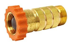 Valterra A01-1122VP RV Hi-Flow Water Regulator, Lead-Free Brass Hi-Flow Water Regulator for Camper, Trailer, RV Plumbing System, 50-55 psi
