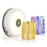 OGERY Camping String Lights, 4 in 1 Quick Storage 32.8FT Rechargeable Tent Lights String with 8 Lighting Modes, Hanging Waterproof Portable LED Lamp for Outdoor Patio Awning Garden Party Essentials