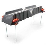 Camco Rhino Camper / RV Sewer Hose Support Kit - Supports Up to 20-Feet of RV Sewer Hose - Features Nesting Design for Easy RV Storage & Includes (6) 30” Section w/4 Stakes Each (43071)