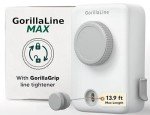 GorillaLine Max - Retractable Clothesline Indoor Outdoor Clothes Line - Heavy Duty Clothes Drying Laundry Line - Wall Mounted Drying Rack - Air Dry Clothing - Max Tighten with GorillaGrip