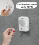 GorillaLine Max - Retractable Clothesline Indoor Outdoor Clothes Line - Heavy Duty Clothes Drying Laundry Line - Wall Mounted Drying Rack - Air Dry Clothing - Max Tighten with GorillaGrip