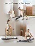 WALKINGPAD P1 Dual-fold Walking Pad Treadmill for Home Office, Under Desk Treadmill with Adaptive Speed Control, Compact Walking Pad for Small Space, No Assembly Required