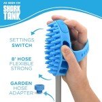 Aquapaw Dog Bath Brush Pro – Sprayer & Scrubber in One – Indoor/Outdoor Pet Grooming Tool for Long & Short Hair – Includes Hose & Shower Attachment