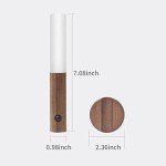 Night Light Motion Sensor, for Kids Toddler Baby Nursery, Magnetic Rechargeable LED Wall Lamp, Portable Wooden Wall Sconce, Battery USB Touch, for Bedrooms Corridors Stairs Bathroom