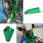 Cosikmai Flexible Draining Tool Oil Funnel Flexible, Reusable General Funnel Tool (2 PCS 14.57x6.7Inch)