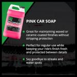 Pink Car Wash Soap - 1 Gallon, Scratch-Free Shine