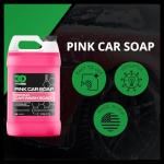 Pink Car Wash Soap - 1 Gallon, Scratch-Free Shine