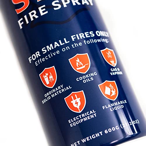 Portable Fire Extinguisher Spray - 4 Pack