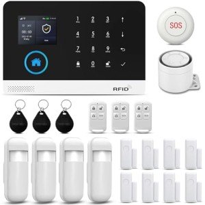 Smart Wireless Alarm System with Alexa & Google Home