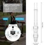 WAVLINK AC1200 Outdoor Dual Band WiFi Access Point