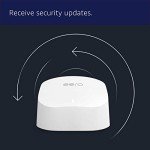 Amazon eero 6 mesh Wi-Fi extender| 500 Mbps Ethernet | Coverage up to 140 m² | Connect 75+ devices | expands existing eero network | 1-Pack