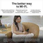 Google Wifi Pro – Wi-Fi 6E Reliable home system with fast speed and whole-home coverage Mesh router snow, 3-Pk