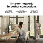 Google Wifi Pro – Wi-Fi 6E Reliable home system with fast speed and whole-home coverage Mesh router snow, 3-Pk