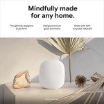 Google Wifi Pro – Wi-Fi 6E Reliable home system with fast speed and whole-home coverage Mesh router snow, 3-Pk