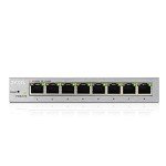 Zyxel 8 Port Gigabit Web Managed Switch | Plug & Play | Supports VLAN, QoS, IGMP & LAG | Fanless [GS1200-8]