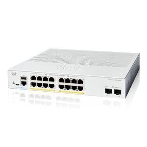 Cisco Catalyst 1200-16P-2G Smart Switch, 16 Port GE, PoE, 2x1GE SFP, Limited Lifetime Protection (C1200-16P-2G)