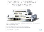Cisco Catalyst 1300-8T-E-2G Managed Switch, 8 Port GE, Ext PS, 2x1GE Combo, Limited Lifetime Protection (C1300-8T-E-2G)