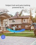 EZVIZ 2.5K Pan/Tilt/Zoom Wi-Fi Security Camera, Outdoor CCTV, 360° View, AI Human Detection, 30M Colour Night Vision, Two-Way Talk, Work with Alexa & Google, 256 GB SD Card/Cloud Storage (C8W 4MP)