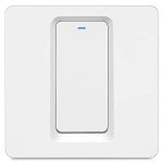 LNL WiFi Smart Light Switch, Alexa Smart Light Switch with Remote Control and Timer, Compatible with Alexa, Google Assistant and IFTTT, Easy Installation, Neutral Wire Required (1 Way 1 Gang)