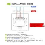 LNL WiFi Smart Light Switch, Alexa Smart Light Switch with Remote Control and Timer, Compatible with Alexa, Google Assistant and IFTTT, Easy Installation, Neutral Wire Required (1 Way 1 Gang)