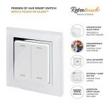 Retrotouch Friends of Hue Smart Switch - White with Chrome Trim, 02800