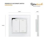 Retrotouch Friends of Hue Smart Switch - White with Chrome Trim, 02800