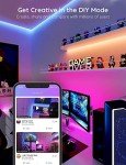 Govee LED Strip Lights 15m, Smart WiFi App Control RGB LED Strip, Work with Alexa & Google Assistant, Colour Changing, for Bedroom, Living Room, Party