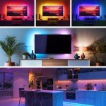 Tapo Smart LED Strip Light, 2x5m, Wi-Fi App Control RGBW Multicolour LED Light Strips, PU Coating, Works with Alexa & Apple HomeKit, Suitable for TV Kitchen DIY LED Lights for Bedroom (Tapo L930-10)