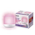 WiZ Smart LED Hero Colour Portable Table Lamp [UK Plug], Connected WiFi Works with Alexa, Google Assistant & HomeKit, App Control for Livingroom, Bedroom, Dining Room, Energy Monitoring
