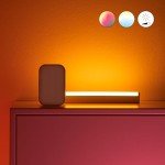 WiZ Tunable White and Colour Light Bar (400 lm), LED Light Bar with 16 Million Colours or Warm to Cool White Dimmable Light, Smart Light Control via WiFi via Voice/App, White