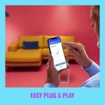 WiZ Smart LED Hero Colour Portable Table Lamp [UK Plug], Connected WiFi Works with Alexa, Google Assistant & HomeKit, App Control for Livingroom, Bedroom, Dining Room, Energy Monitoring