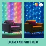 WiZ RGBIC Smart LED Fairy Light with Music Sync, 160 LEDs, 16 Million Colours, 8 Light Zones, Connects to WiFi, Voice/app Control, Works with Google Home, Alexa, LED Lights for Bedroom, Living Room