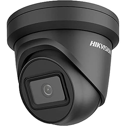 Outdoor Turret Black, 8MP, H265+, 2.8mm, Day/Night, DarkFighter, 120dB WDR, EXIR 2.0 (30m), IP67, PoE/12VDC.