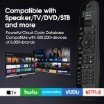 SofaBaton U2 Universal Remote with APP, Long Range Infrared for Remote Control TV, All in One Universal Remote Control Compatible for Smart TVs/DVD/STB/Projector/Streaming Players/Blu-ray