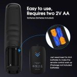 SofaBaton U2 Universal Remote with APP, Long Range Infrared for Remote Control TV, All in One Universal Remote Control Compatible for Smart TVs/DVD/STB/Projector/Streaming Players/Blu-ray
