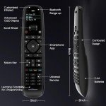SofaBaton U2 Universal Remote with APP, Long Range Infrared for Remote Control TV, All in One Universal Remote Control Compatible for Smart TVs/DVD/STB/Projector/Streaming Players/Blu-ray