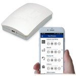 Louvolite One Touch Smart Controller Wi-Fi Hub To Control Motorised Blinds Via Neo Smart Blinds App Or by Voice Via Compatible Smart Speaker, Control4 Compatible - New Bluetooth Model C-BR300 (R1764)