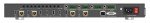 FOURKAY 4x4 4K over Cat6/7 Ethernet Matrix Switch with 4 Receivers. HDBasT. 150m range. 4K -> 1080p downscaling. Audio Extraction. 1U rack mountable.