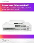 HPE Networking Instant On Switch Series 1830 24-Port Gb Smart-managed Layer 2 Ethernet Switch with PoE | 24x 1G | 2x SFP | 12x CL4 PoE (195W) | Fan-less | UK Cord (JL813A#ACC)
