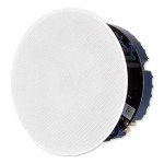 Lithe Audio IP44 All-in-One Bluetooth Ceiling Speaker (03210), 50W RMS Class D Amplifier Built-In, Voice Control, Single Room Solution Perfect for Bathrooms, Bedrooms & Kitchens