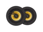 Lithe Audio All-In-One 6.5" Bluetooth Speaker Pair (Master & Passive - 03201), 50W RMS Class D Amplifier, Voice Control, Perfect for Kitchens, Living Rooms & Bedrooms